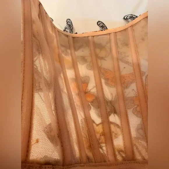 NWOT BRONX AND BANCO Bella Butterfly Maraya Multi Strapless Mini Dress, - Picture 15 of 16